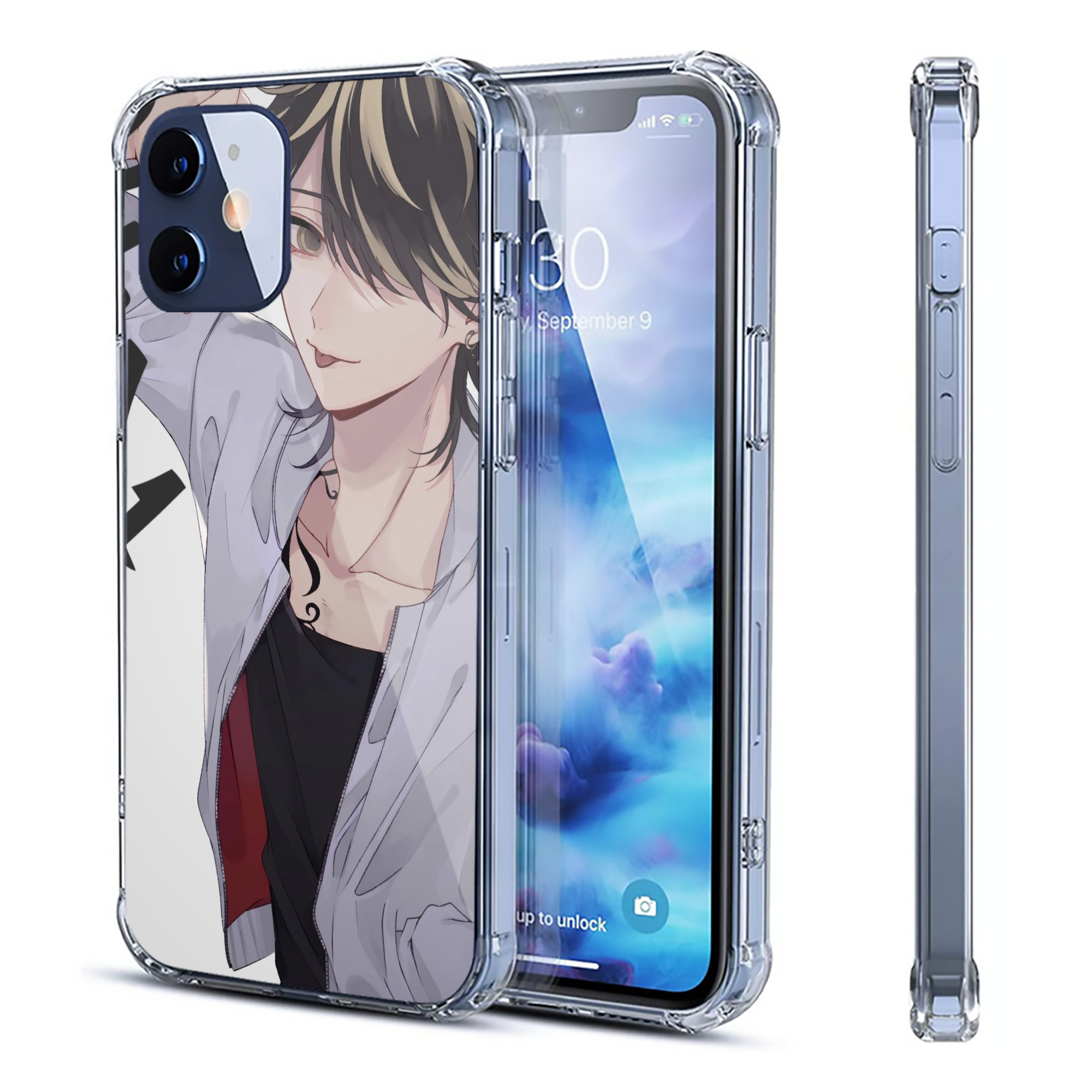 （画像用） 東京リベンジャーズ Tokyo Revengers 【iPhone 12シリーズ対応】透明スマホケース（クリアソフトケース）